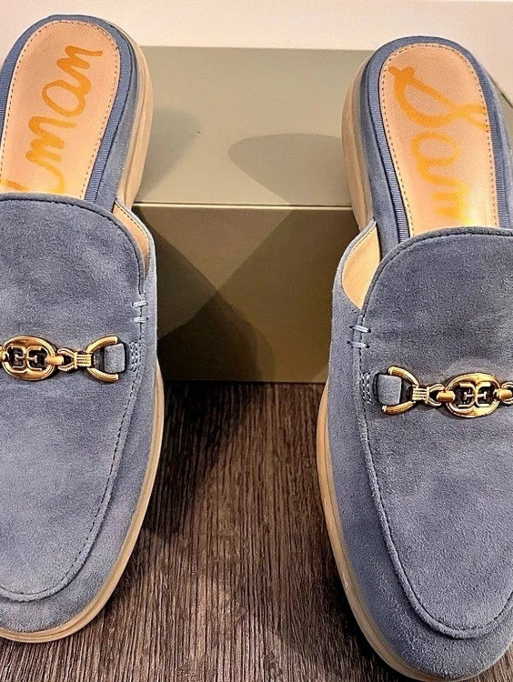 Sam Edelman Linnie Bit Mule Blue US 7M